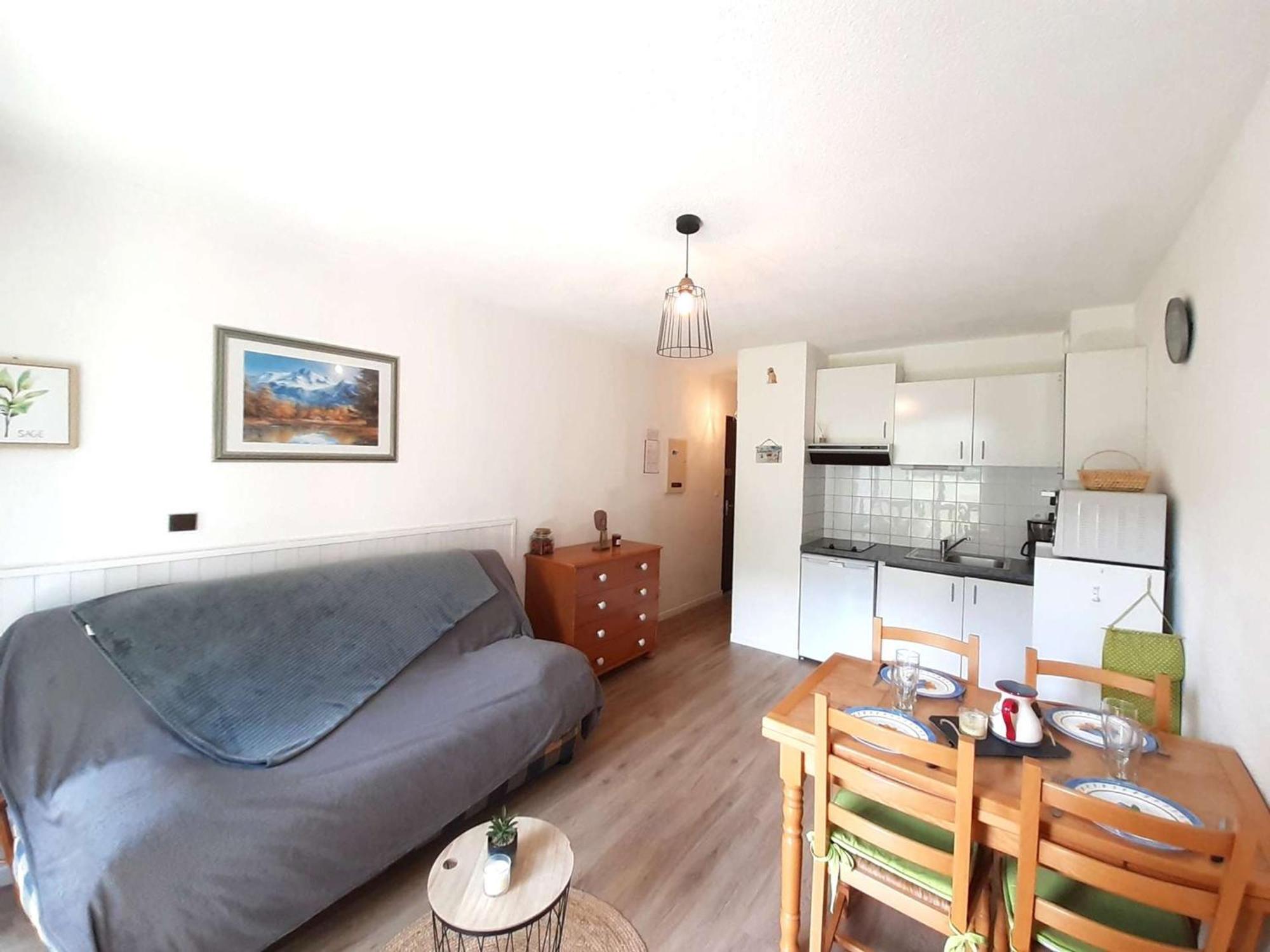 T2 A Vielle-aure, 4 Pers, Balcon Sud, Parking, Kitchenette Equipee, Proche Commodites - Fr-1-457-325 Appartement *